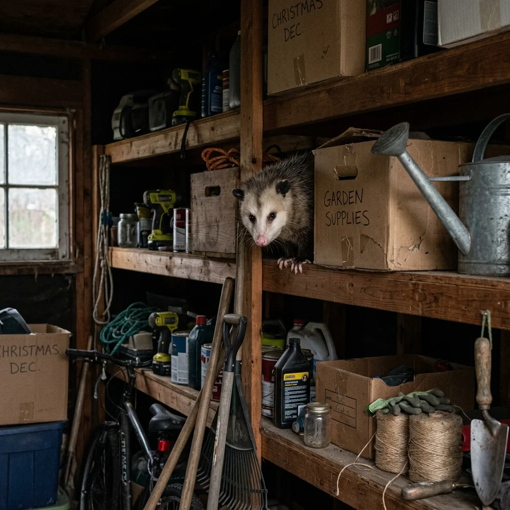 How to Remove a Possum from Your Garage or Shed