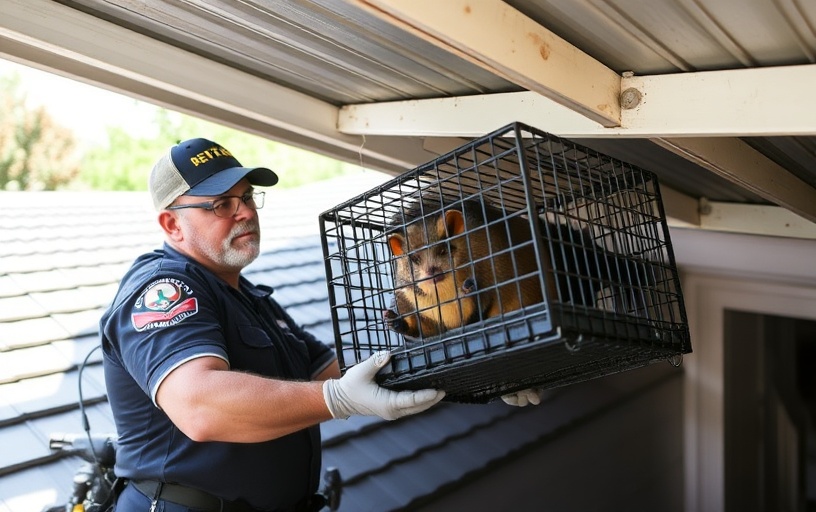 Safe Humane Trap Setup
